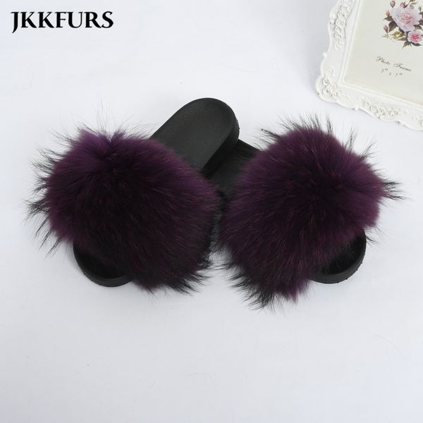 jancoco 2019 новый енот крытый wide luxury real slide sandals противоскользящая fur слайды, Black
jancoco 2019 новый енот крытый wide luxury real slide sandals противоскользящая fur слайды, Black