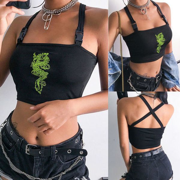 fashion women letter summer new design buckle vest boob tube crop bralet sheer dragon embroidery stylish cami tank top, White
fashion women letter summer new design buckle vest boob tube crop bralet sheer dragon embroidery stylish cami tank top, White