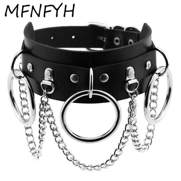 mfnfyh punk gothic black pu leather choker necklaces silver round tassel collar necklace women night club jewelry accessories, Golden;silver
mfnfyh punk gothic black pu leather choker necklaces silver round tassel collar necklace women night club jewelry accessories, Golden;silver