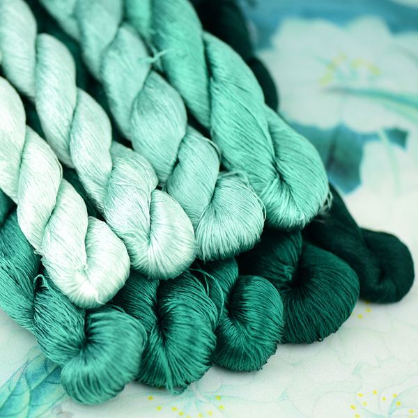 1pcs/400m silk embroidery thread / 100% silk thread /hand embroidery embroider cross stitch/jadeite green/9 pure colors, Black;white
1pcs/400m silk embroidery thread / 100% silk thread /hand embroidery embroider cross stitch/jadeite green/9 pure colors, Black;white