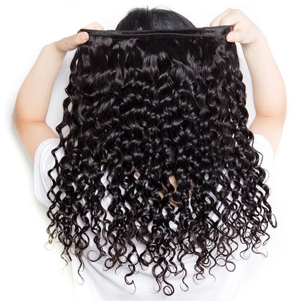 VSHOW Brazilian Water Wave Bundles 100% Human Hair Extensions Natural Color 10"-26" 1/3/4 Bundles Deal Remy Hair Weaves
VSHOW Brazilian Water Wave Bundles 100% Human Hair Extensions Natural Color 10"-26" 1/3/4 Bundles Deal Remy Hair Weaves