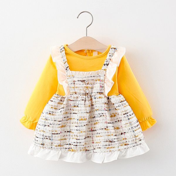 kids designer clothes girlsins new female baby korean style dress fashion girl spring and autumn solid color long sleeve small fragrance pri, Red;yellow
kids designer clothes girlsins new female baby korean style dress fashion girl spring and autumn solid color long sleeve small fragrance pri, Red;yellow