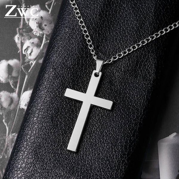 zwc fashion stainless steel gold black cross necklace for women men vintage chain crystal pendant long necklaces jewelry gift, Silver
zwc fashion stainless steel gold black cross necklace for women men vintage chain crystal pendant long necklaces jewelry gift, Silver