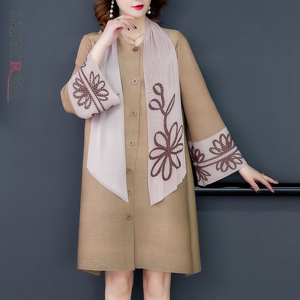 lanmrem loose pleated dress 2020 new spring scarf collar single breasted mid-length dress women streetwear loose a-line pd754, Black;gray
lanmrem loose pleated dress 2020 new spring scarf collar single breasted mid-length dress women streetwear loose a-line pd754, Black;gray