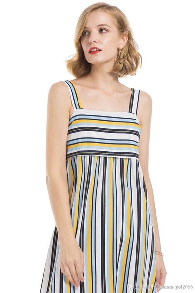 women dress fashion summer vest sleeveless sling striped panelle print ribbon lady natural waist long dresses skirt size s-xl d2, Black;gray
women dress fashion summer vest sleeveless sling striped panelle print ribbon lady natural waist long dresses skirt size s-xl d2, Black;gray