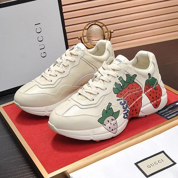 womens casual shoes sneakers zapatos de mujer luxury fashion type with origin box chaussures de femme rhyton sneaker with strawberry womens, Black
womens casual shoes sneakers zapatos de mujer luxury fashion type with origin box chaussures de femme rhyton sneaker with strawberry womens, Black