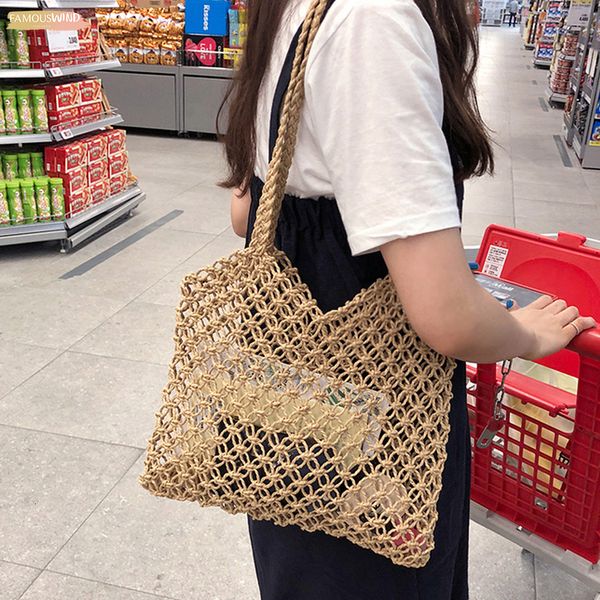 women vintage woven shoulder handbag beach tote purse summer travel straw bag casual woven shoulder bags
women vintage woven shoulder handbag beach tote purse summer travel straw bag casual woven shoulder bags