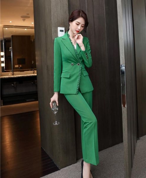 ladies office work wear blazers suits women business professional pantsuits with pants and jackets coat elegant green interview, White;black
ladies office work wear blazers suits women business professional pantsuits with pants and jackets coat elegant green interview, White;black