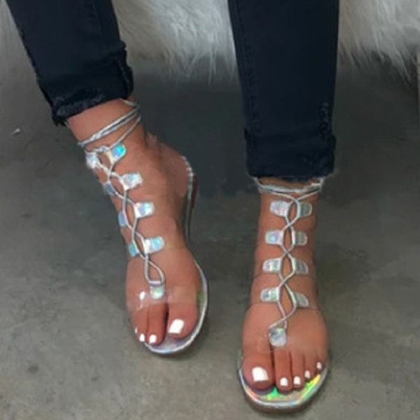 summer women transparent sandals flat open toe jelly sandals ladies clear ankle strap gladiator beach female shoes big size 43, Black
summer women transparent sandals flat open toe jelly sandals ladies clear ankle strap gladiator beach female shoes big size 43, Black