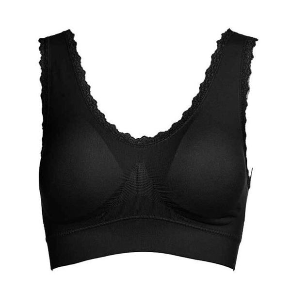 underwear breathable wire push up seamless yoga walking padded sports bra solid leisure proof lace wide strap, White;black
underwear breathable wire push up seamless yoga walking padded sports bra solid leisure proof lace wide strap, White;black