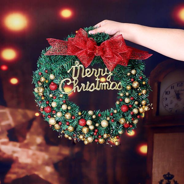 посыпать шары рождественский венок рождественские украшения кулон home праздник украшения двери подвесная 40cm
посыпать шары рождественский венок рождественские украшения кулон home праздник украшения двери подвесная 40cm