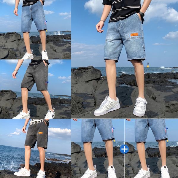 summer thin men's denim shorts summer shorts and trousers and trousers casual cropped straight loose cropped pants men's pants, Blue
summer thin men's denim shorts summer shorts and trousers and trousers casual cropped straight loose cropped pants men's pants, Blue