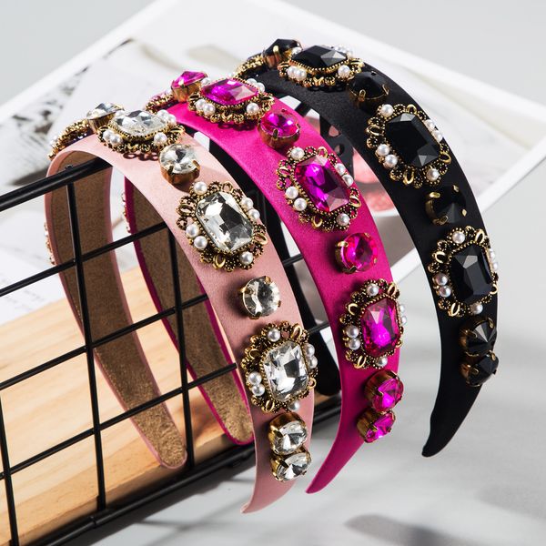 creative style baroque pearl hair band royal style diamond headband female hair accessories, Silver
creative style baroque pearl hair band royal style diamond headband female hair accessories, Silver