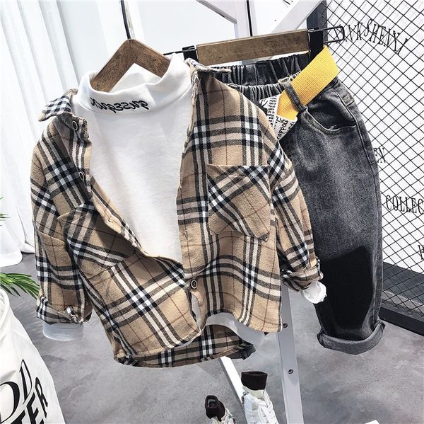 qil0d children's clothing fashionable boys children's clothing ' autumn new long-sleeved fashionable plaid shirt baby cloth c, White;black
qil0d children's clothing fashionable boys children's clothing ' autumn new long-sleeved fashionable plaid shirt baby cloth c, White;black