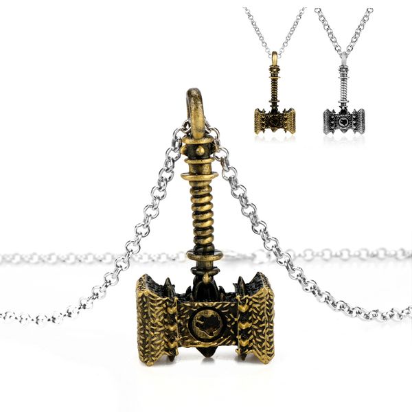 viking hammer necklace women men punk jewelry long link chain charm pendants necklaces fashion jewelry collier, Silver
viking hammer necklace women men punk jewelry long link chain charm pendants necklaces fashion jewelry collier, Silver