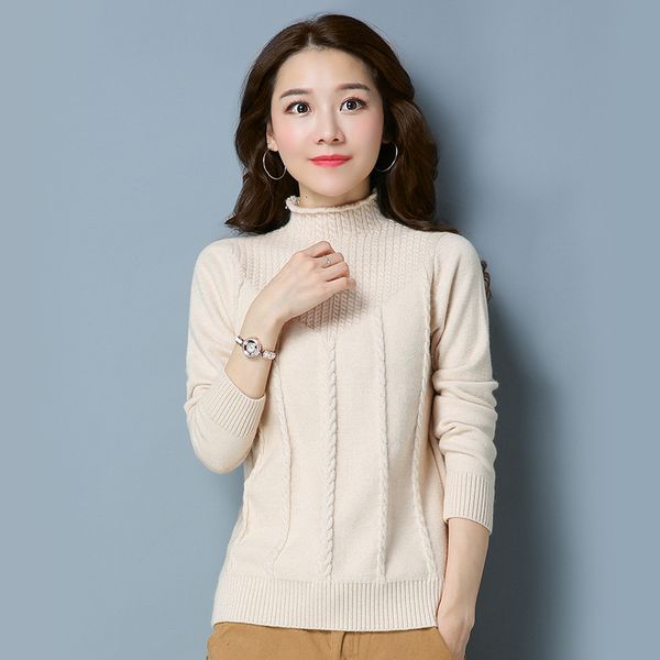 fashion turtleneck knitted bottoming sweater female slim long sleeve solid color jacquard striped sweater pullover women spring, White;black
fashion turtleneck knitted bottoming sweater female slim long sleeve solid color jacquard striped sweater pullover women spring, White;black