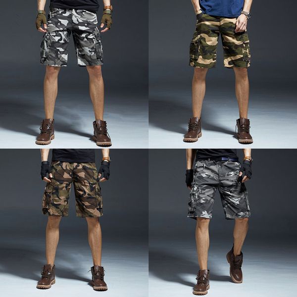 fashion summer designer men shorts classical camouflage casual shorts men multi pockets cargo pants hombre, White;black
fashion summer designer men shorts classical camouflage casual shorts men multi pockets cargo pants hombre, White;black