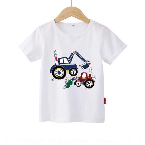 short-sleeved children's korean style children's t-shirt excavator printed cotton short-sleeved t-shirt, Blue
short-sleeved children's korean style children's t-shirt excavator printed cotton short-sleeved t-shirt, Blue
