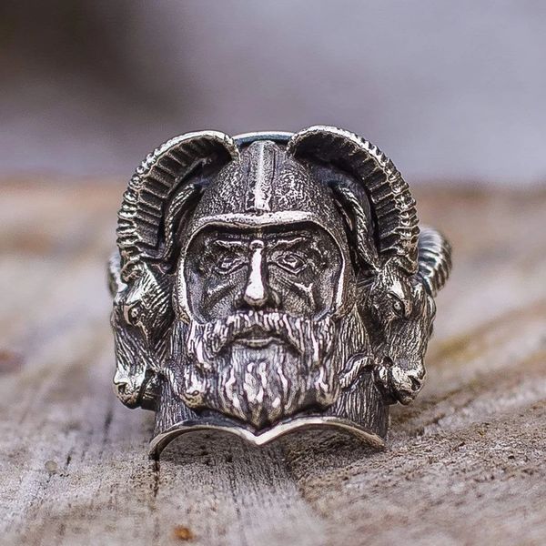 unique viking 316l stainless steel ring mens nordic goat skull warrior biker rings amulet jewelry size 9-13, Silver
unique viking 316l stainless steel ring mens nordic goat skull warrior biker rings amulet jewelry size 9-13, Silver
