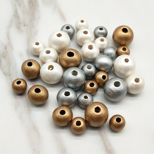 200 pieces per pack diy diy accessories handmade accessories 8mm 10mm 12mm environmental protection golden hemu beads wooden beads, Silver
200 pieces per pack diy diy accessories handmade accessories 8mm 10mm 12mm environmental protection golden hemu beads wooden beads, Silver