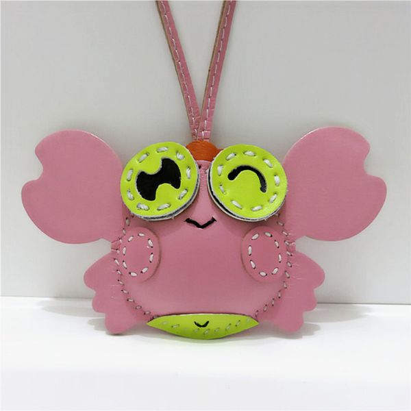 real sheepskin animal crab keychain leather monster key chain key holder handbag charm pendant accessory gifts, Silver
real sheepskin animal crab keychain leather monster key chain key holder handbag charm pendant accessory gifts, Silver