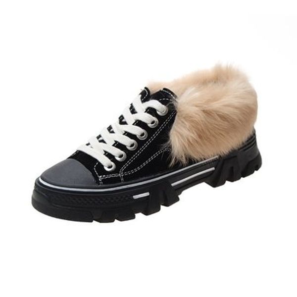 fall/winter 2020 plush canvas shoes new plus velvet warm casual casual fashion wild trend female flat shoes, Black
fall/winter 2020 plush canvas shoes new plus velvet warm casual casual fashion wild trend female flat shoes, Black