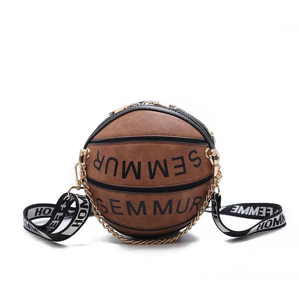 new letter basketball bag women handbag personality chain small ball totes patchwork lady's shoulder crossbody bag
new letter basketball bag women handbag personality chain small ball totes patchwork lady's shoulder crossbody bag