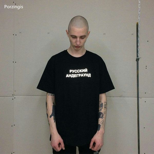 porzingis men's tshirt reflective russian inscription russian underground summer fashion male t-shirt cotton tee, White;black
porzingis men's tshirt reflective russian inscription russian underground summer fashion male t-shirt cotton tee, White;black