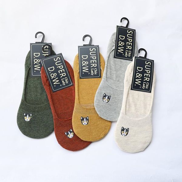 afzos summer new shallow cartoon kitten embroidery boat women's cotton invisible invisible silicone socks silicone anti-slip women', Pink;yellow
afzos summer new shallow cartoon kitten embroidery boat women's cotton invisible invisible silicone socks silicone anti-slip women', Pink;yellow