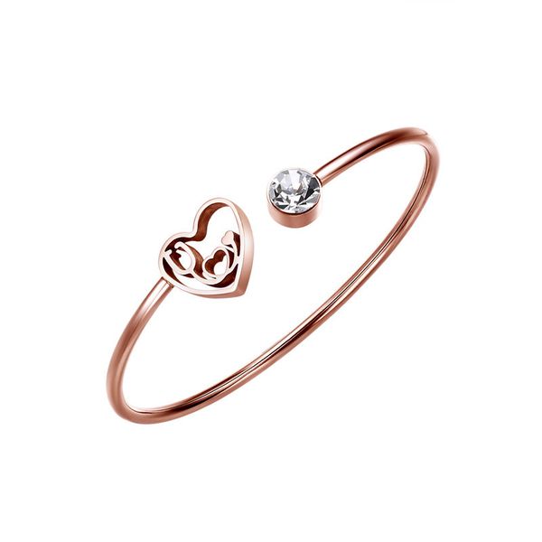 european and american popular style classic all-match heart elastic bracelet cross-border dedicated titanium steel hand jewelry, Black
european and american popular style classic all-match heart elastic bracelet cross-border dedicated titanium steel hand jewelry, Black