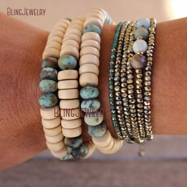 bm33848 african turquoises wood stretch beaded bracelet for women bohemian bracelet, Black
bm33848 african turquoises wood stretch beaded bracelet for women bohemian bracelet, Black