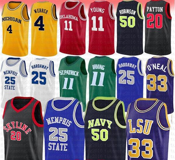 shaquille 32 o'neal david 50 robinson ncaa basketball jersey anfernee 25 hardaway chris 4 webber gary 20 payton kyrie trae 11 young irv, Black
shaquille 32 o'neal david 50 robinson ncaa basketball jersey anfernee 25 hardaway chris 4 webber gary 20 payton kyrie trae 11 young irv, Black