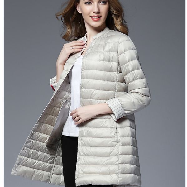 rdigr 2019 coat down jacket winter new korean commuter light thin mid-length down jacket women's light stand collar slimming coat large, Black
rdigr 2019 coat down jacket winter new korean commuter light thin mid-length down jacket women's light stand collar slimming coat large, Black