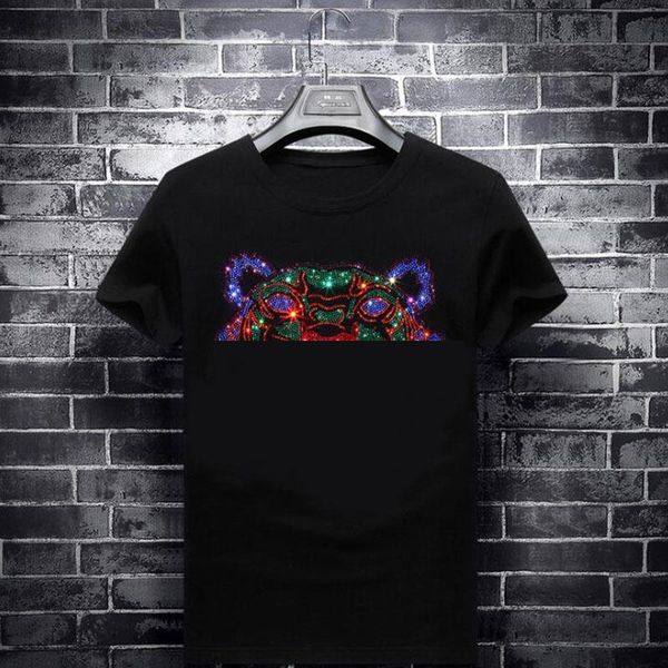 plus size 7xl mens t shirts fashion tiger head diamonds t shirts street wear short sleeve mens womens, White;black
plus size 7xl mens t shirts fashion tiger head diamonds t shirts street wear short sleeve mens womens, White;black