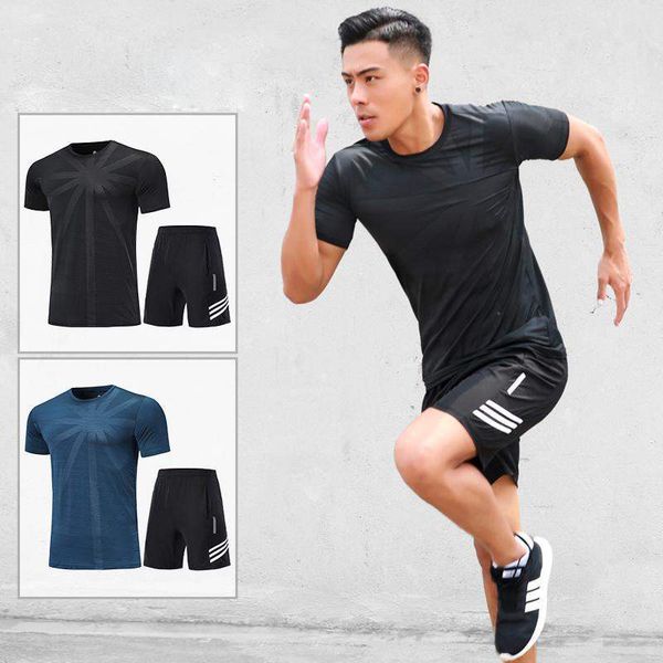 men's compression sportswear suits gym tights training clothes workout jogging sports set tracksuit quick dry running sets, Black;blue
men's compression sportswear suits gym tights training clothes workout jogging sports set tracksuit quick dry running sets, Black;blue