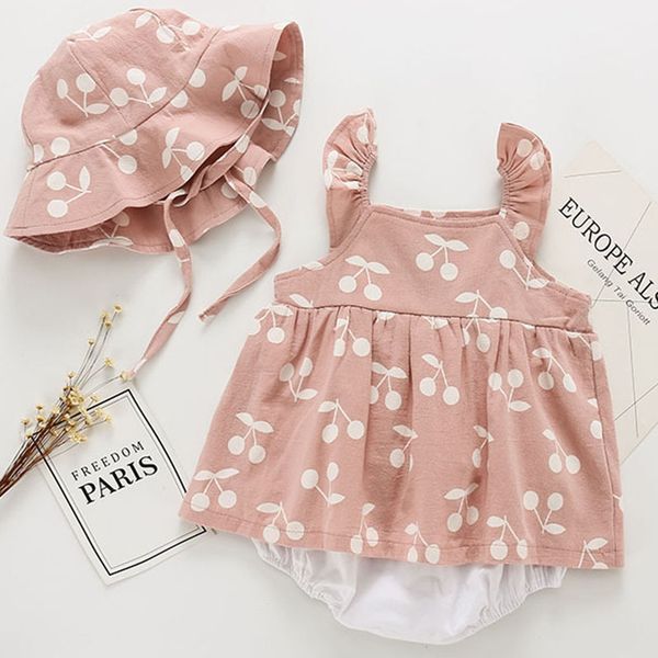 fashion cute cherry prints baby jumpsuit kids clothing rompers newborn with hat jumpsuits new baby rompers new summer clothes, White
fashion cute cherry prints baby jumpsuit kids clothing rompers newborn with hat jumpsuits new baby rompers new summer clothes, White