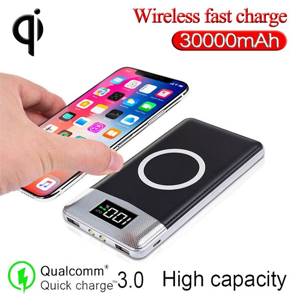 power bank wireless charging 30000 mah mobile phone fast charger portable outdoor travel lcd digital display powerbank
power bank wireless charging 30000 mah mobile phone fast charger portable outdoor travel lcd digital display powerbank