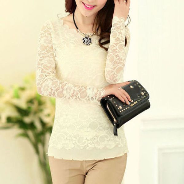 fashion women long sleeve lace casual lace blouse loose cotton slim simple pure solid color, White
fashion women long sleeve lace casual lace blouse loose cotton slim simple pure solid color, White