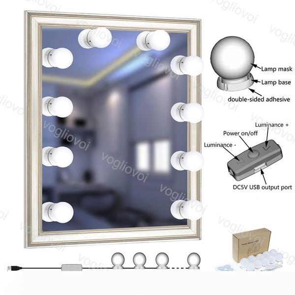 led wall lights hollywood style kit with 10w dimmable light bulb usb powered lighting fixture strip for makeup vanity dressing room eub
led wall lights hollywood style kit with 10w dimmable light bulb usb powered lighting fixture strip for makeup vanity dressing room eub