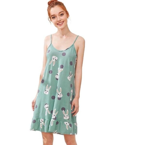 cartoon print ruffle hem cami dress with eye mask for big girl teens women night dress cute, Black;red
cartoon print ruffle hem cami dress with eye mask for big girl teens women night dress cute, Black;red