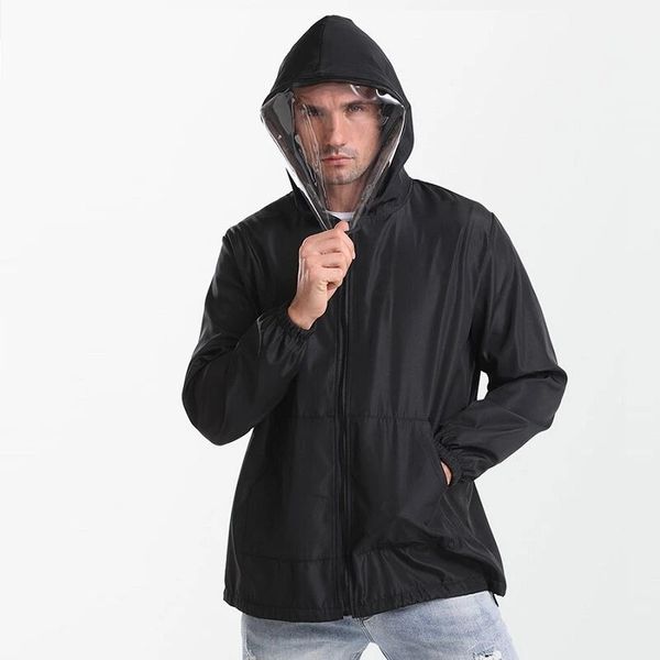 ordinary protective clothing isolation suit hooded with face mask breathable lightweight dustproof clothing
