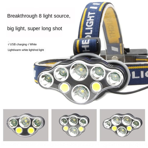 zorro outdoor new kc series zorro headlight outdoor strong light multi-lamp t6led riding headlights night fishing headlights