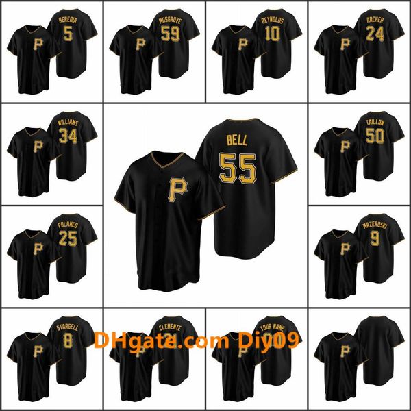 pittsburgh pirates #21 roberto clemente 24 chris archer 55 josh bell men women youth custom black replica alternate jersey
pittsburgh pirates #21 roberto clemente 24 chris archer 55 josh bell men women youth custom black replica alternate jersey