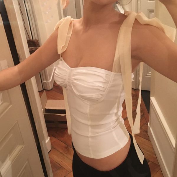 girls sweet white crop lace up strapless with underwire women fashion t-shirts sleeveless casual tees
girls sweet white crop lace up strapless with underwire women fashion t-shirts sleeveless casual tees
