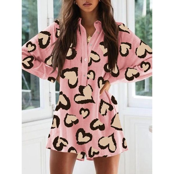 heart print womens casual jumpsuits long sleeve shorts single breasted loose rompers spring summer women clothing, Black;white
heart print womens casual jumpsuits long sleeve shorts single breasted loose rompers spring summer women clothing, Black;white