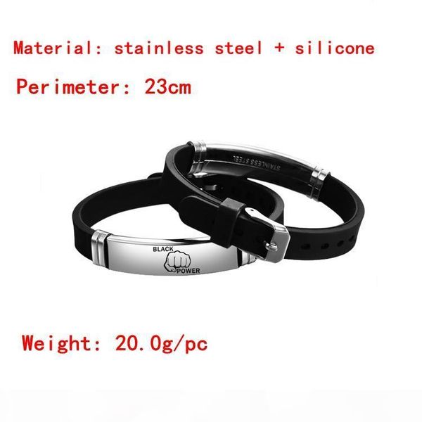 l black lives matter i can 't breathe bracelet silicone black stainless steel breathe opp bag fighting
l black lives matter i can 't breathe bracelet silicone black stainless steel breathe opp bag fighting
