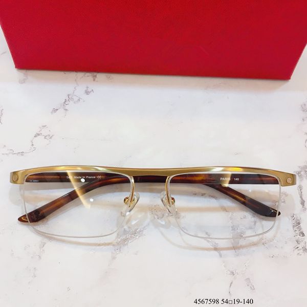 2020 luxury fashion design ca4567598 halfrim glasses frame for men 54-19-140 business metal rim+plank leg for prescription fullset case
2020 luxury fashion design ca4567598 halfrim glasses frame for men 54-19-140 business metal rim+plank leg for prescription fullset case