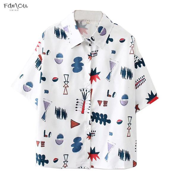 women cap sleeve blouse with print turn down collar summer cloth short sleeve shirt office lady solid color black white plus size
women cap sleeve blouse with print turn down collar summer cloth short sleeve shirt office lady solid color black white plus size