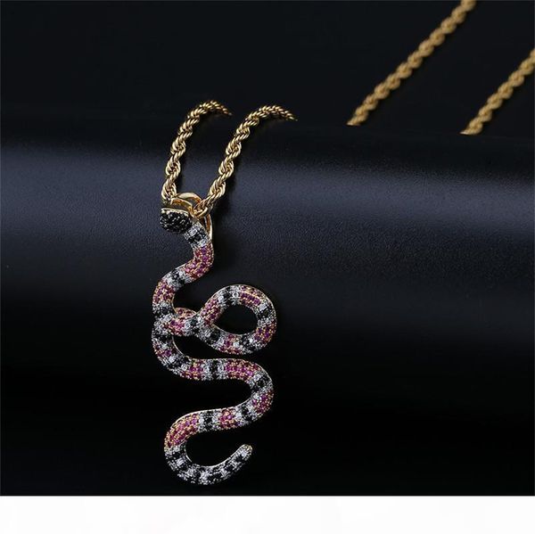 2019 europe and america snake fashion personality hip hop necklace with zircon pendant necklace wholesale, Silver
2019 europe and america snake fashion personality hip hop necklace with zircon pendant necklace wholesale, Silver
