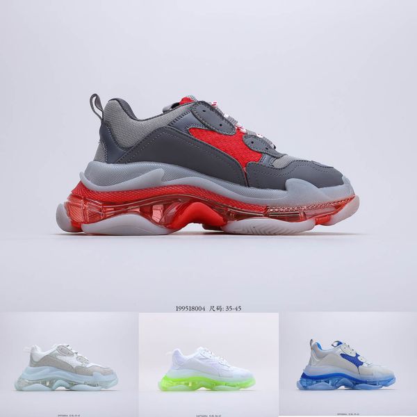 2020 paris new fashion men's and women's sneakers retro triple s platform dad shoes mesh triple s transparent sole sneakers, Black
2020 paris new fashion men's and women's sneakers retro triple s platform dad shoes mesh triple s transparent sole sneakers, Black
